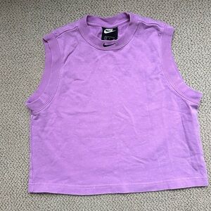 Nike Purple Sleeveless Muscle Tee